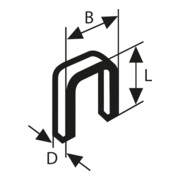 Serre-joints arrière étroit Bosch Type 55-2
