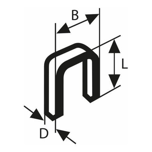 Serre-joints arrière étroit Bosch Type 55