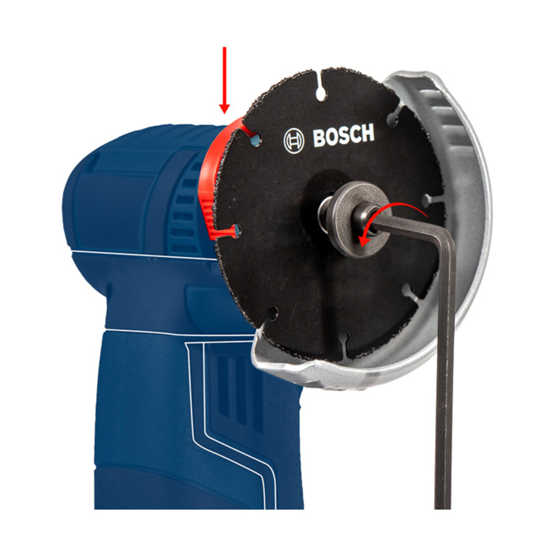 Bride de montage Bosch pour filetage M 10