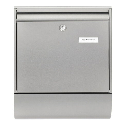 Briefkasten Borkum-Set 38770 Ni H.422mm B.362mm T.100mm VA DIN C4 BURG-WÄCHTER