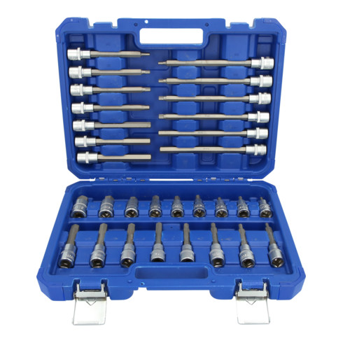 Brilliant Tools 1/2" dopsleutelset, 30-dlg, inbusprofiel