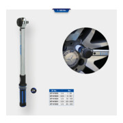 Brilliant Tools 1/2" Drehmomentschlüssel mit Drehknopf-Umsteck-Ratschenkopf, 60 - 320 Nm