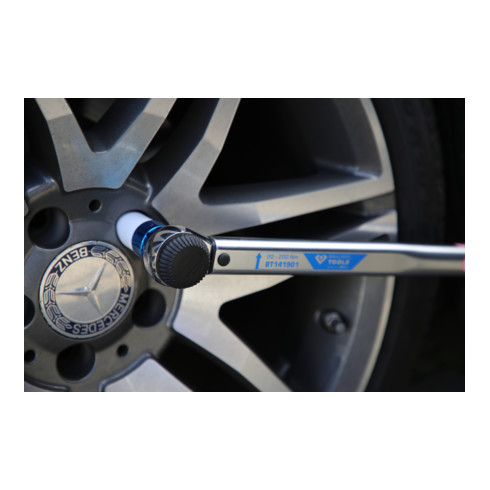 Brilliant Tools 1/2" Drehmomentschlüssel mit Drehknopf-Umsteck-Ratschenkopf, 60 - 320 Nm