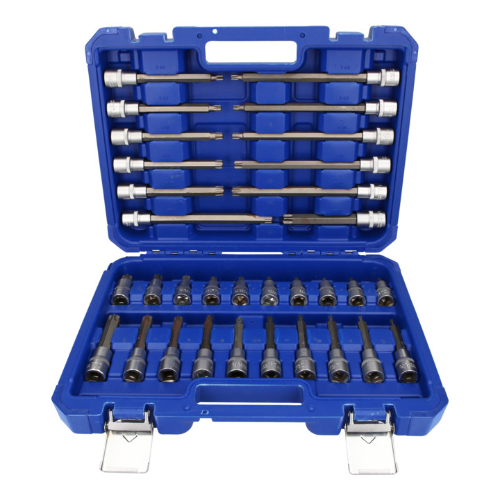 Brilliant Tools 1/2 inch Steeksleutelset, 32-dlg, TX-profiel