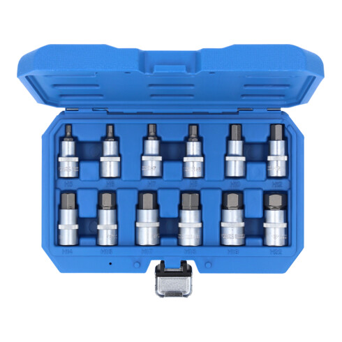 Brilliant Tools 1/2" Innensechskant Bit-Stecknuss-Satz, 12-tlg, 5 - 22 mm