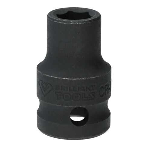 Brilliant Tools 1/2" Kracht-dopsleutel Zeskant 10 mm, kort