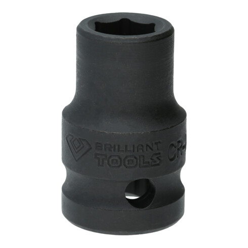 Brilliant Tools 1/2" Krachtdopsleutel Zeskant 11 mm, kort