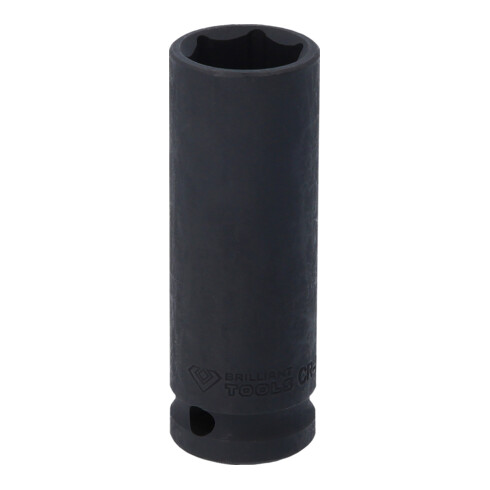 Brilliant Tools 1/2" Kracht-dopsleutel zeskant, 19 mm, lang