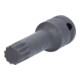 Brilliant Tools 1/2" Kraft-Bit-Stecknuss XZN M16-2