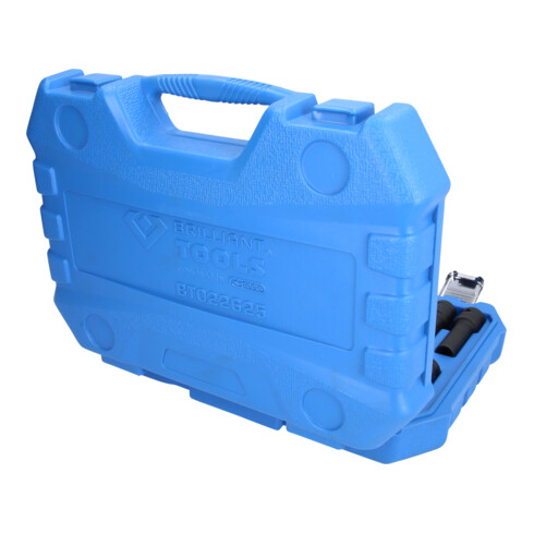 Brilliant Tools 1/2" Kraft-Stecknuss-Satz, Sechskant, 13-tlg, lang, 10 - 24 mm