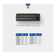 Brilliant Tools 1/2" Kraft-Stecknuss Sechskant, 23 mm, lang