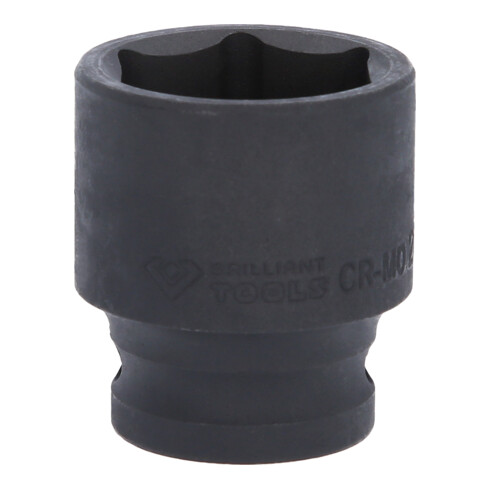 Brilliant Tools 1/2" Kraft-Stecknuss Sechskant 27 mm, kurz