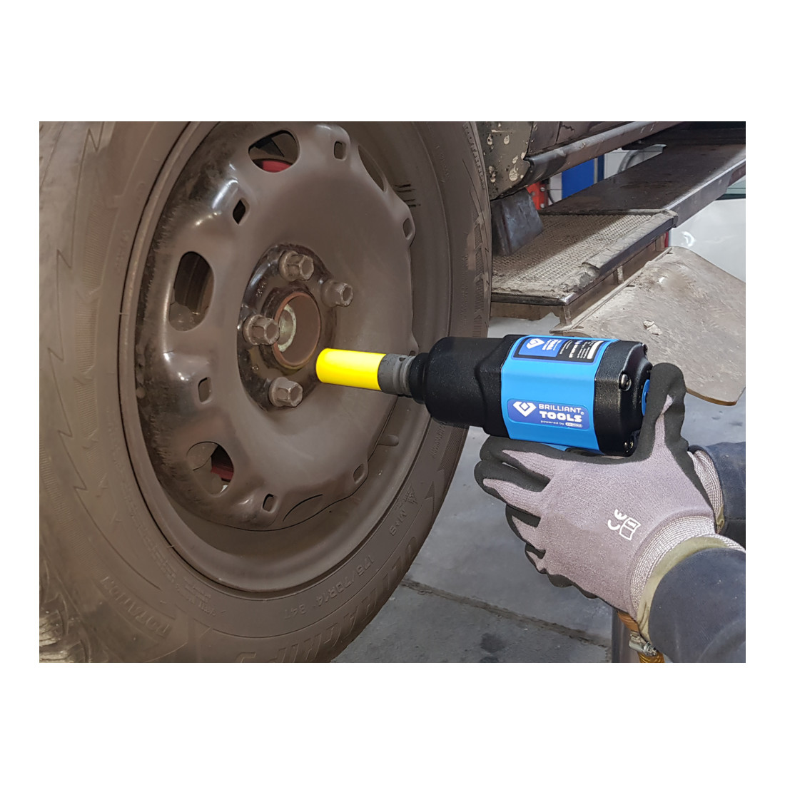 Brilliant Tools 1/2" persluchtslagschroevendraaier, 1.450 Nm
