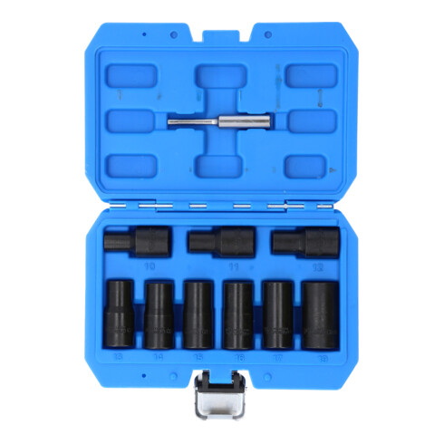 Brilliant Tools 1/2" Spiraalprofiel-dopsleutelset, 10-dlg, 10 - 19mm