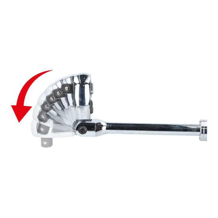 Brilliant Tools 1/2" Teleskop-Umschaltknarre mit flexibelem Kopf