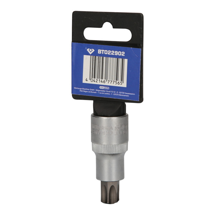 Brilliant Tools 1/2" TX-bitdop, met kopboring, TB55