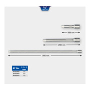 Brilliant Tools 1/2 inch verlenging