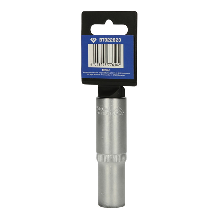 Brilliant Tools 1/2" zeskantdop, lange uitvoering, 13 mm