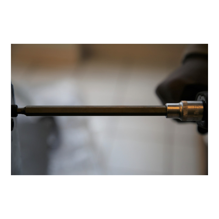 Brilliant Tools 1/2 Zoll Innensechskant Bit-Stecknuss, 200 mm lang, 6 mm