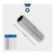 Brilliant Tools 1/2 Zoll Sechskant-Stecknuss, lange Ausführung, 17 mm