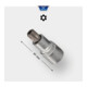 Brilliant Tools 1/2 Zoll TX-Bit-Stecknuss, mit Stirnlochbohrung, TB55-1