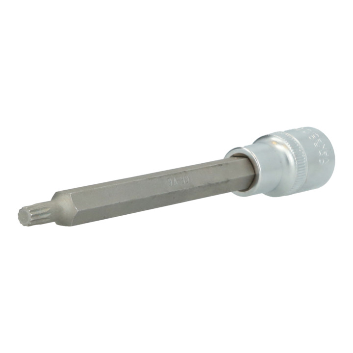 Brilliant Tools 1/2 Zoll Vielzahn-Bit-Stecknuss, 140 mm lang, M6