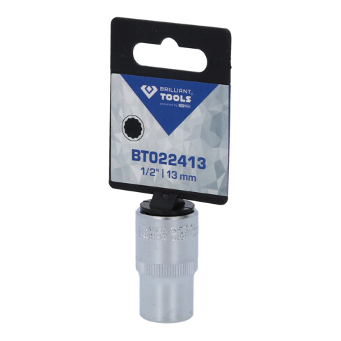 Brilliant Tools 1/2" Zwölfkant-Stecknuss, 13 mm