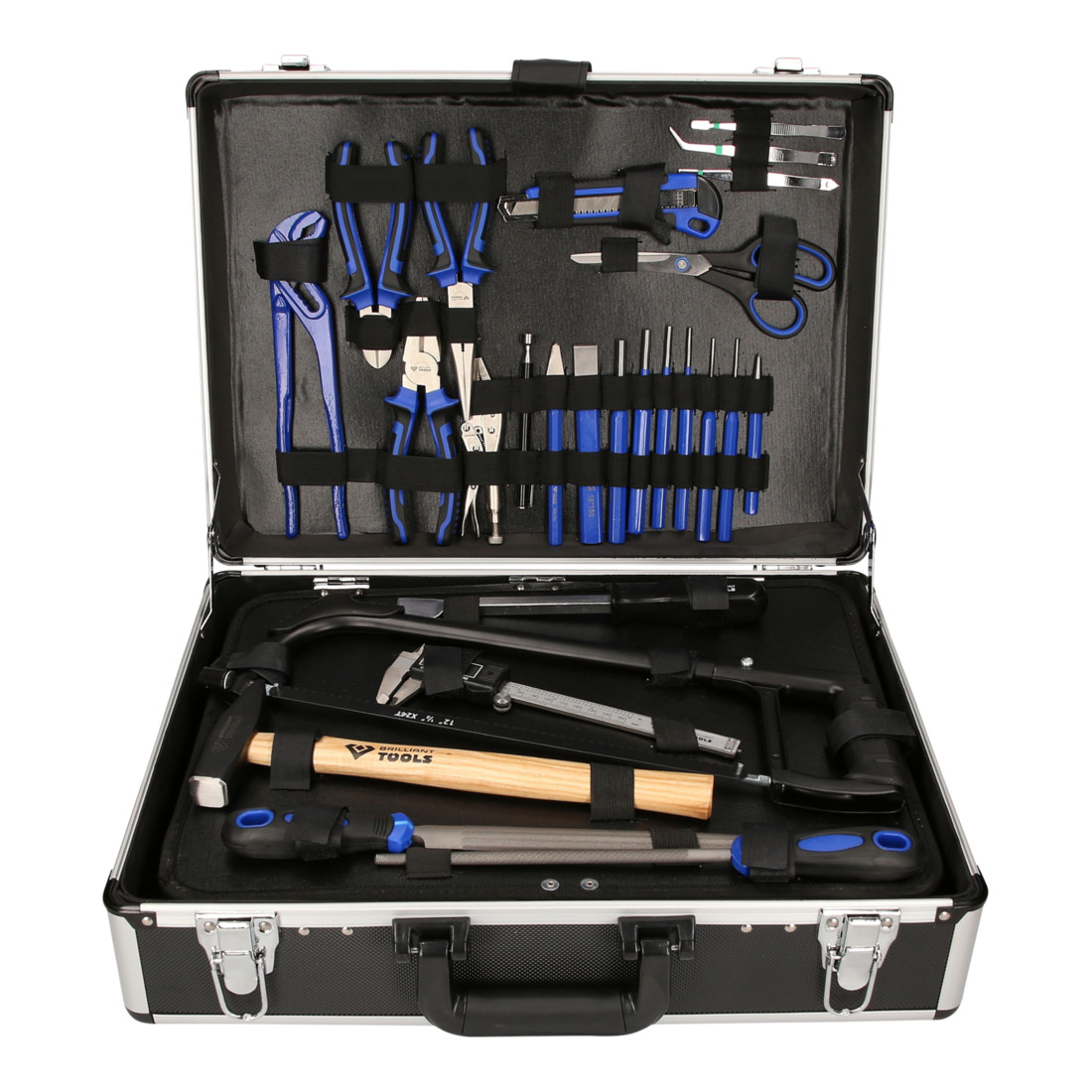 Brilliant Tools 1/4" + 1/2" universele gereedschapset, 143-dlg