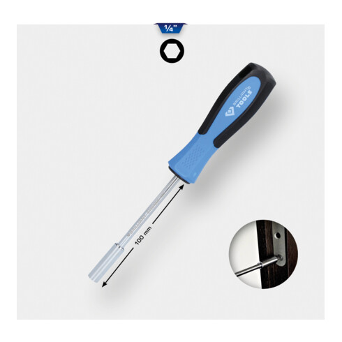 Brilliant Tools 1/4" Bit-schroevendraaier