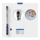 Brilliant Tools 1/4" Drehmomentschlüssel mit Umschalt-Ratschenkopf, 1 - 25 Nm-1
