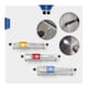 Brilliant Tools 1/4 inch vierkant-adapterset 1/4 inch + 3/8 inch + 1/2 inch, 3-dlg-1