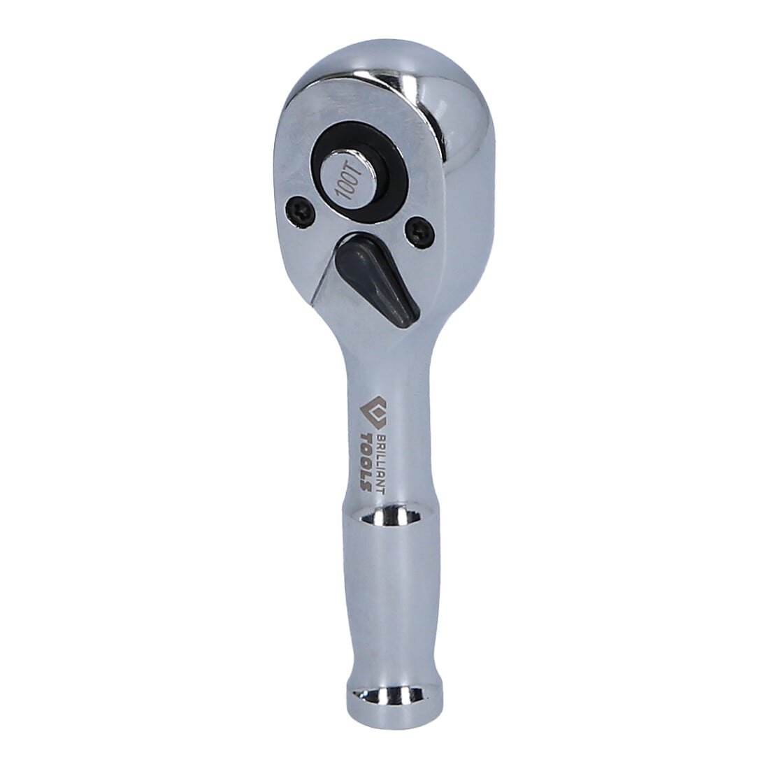 Brilliant Tools 1/4" Mini-Umschaltknarre mit Metallgriff, 100 Zahn
