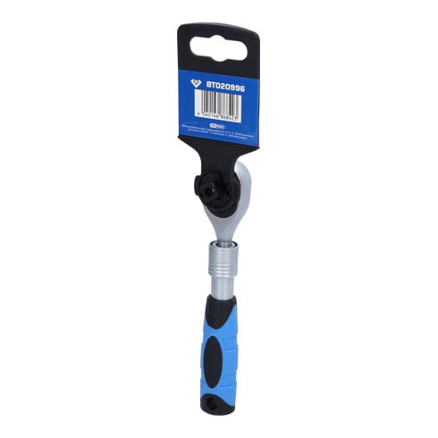 Brilliant Tools 1/4" omschakelbare ratel met telescoop (150 - 200 mm)