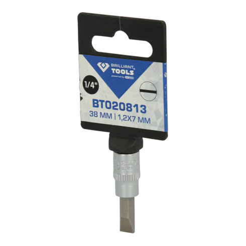 Brilliant Tools 1/4 inch sleufbitdop
