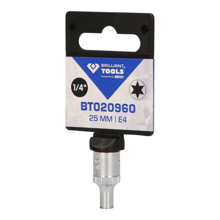 Brilliant Tools 1/4" TX-E-dop, E4