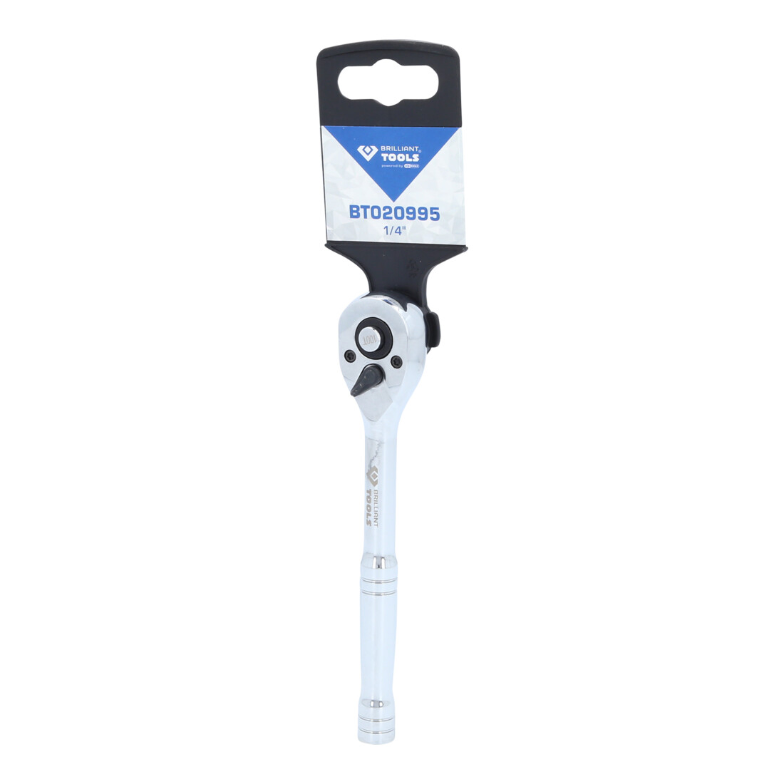 Brilliant Tools 1/4" Umschaltknarre mit Metallgriff