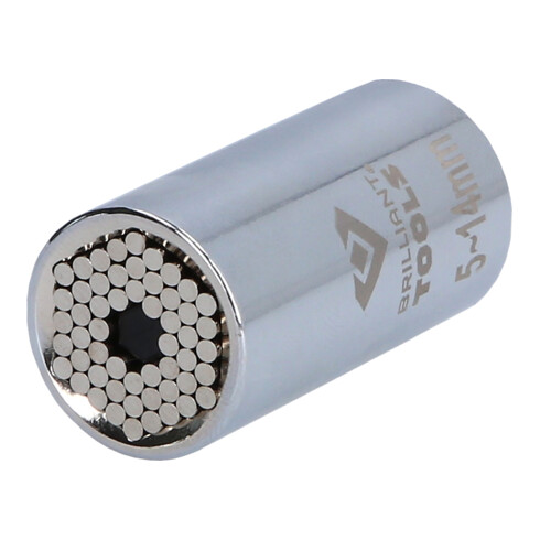 Brilliant Tools 1/4" Universal-Stecknuss, 5 - 14 mm