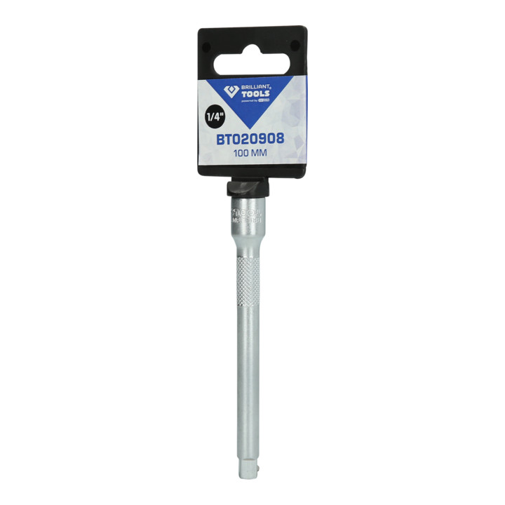Brilliant Tools 1/4" verlenging, 100mm