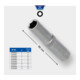 Brilliant Tools 1/4" zeskantdop, lange uitvoering, 13 mm