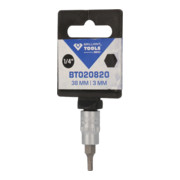 Brilliant Tools 1/4 Zoll Innensechskant Bit-Stecknuss, 3 mm-4