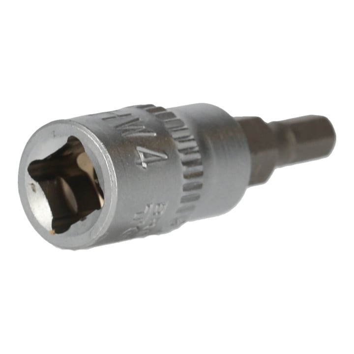Brilliant Tools 1/4 Zoll Innensechskant Bit-Stecknuss, 4 mm