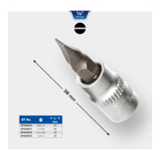 Brilliant Tools 1/4 Zoll Schlitz Bit-Stecknuss
