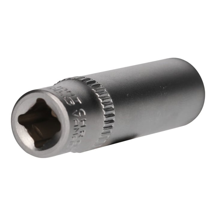 Brilliant Tools 1/4 Zoll Sechskant-Stecknuss, lange Ausführung, 10 mm