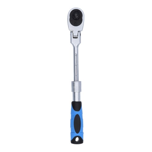 Brilliant Tools 1/4 Zoll Teleskop-Umschaltknarre mit flexibelem Kopf  (175 - 225 mm)