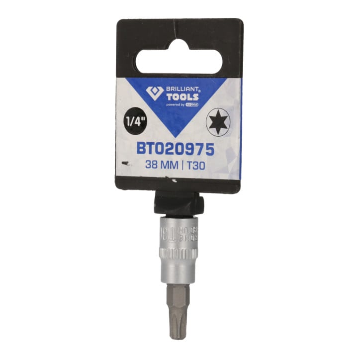 Brilliant Tools 1/4 Zoll TX-Bit-Stecknuss, T30