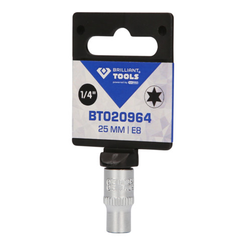Brilliant Tools 1/4 Zoll TX-E-Stecknuss