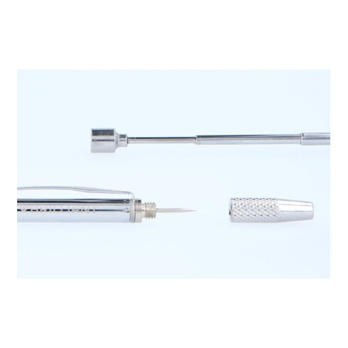 Brilliant Tools 2-in-1 telescoop-magneethefinrichting met ruitensproeierreinigings- en instelgereedschap