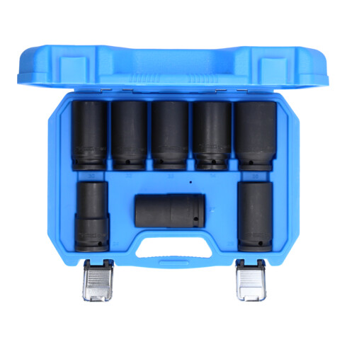 Brilliant Tools 3/4" Kraft-Stecknuss-Satz, Sechskant, 8-tlg, lang, 24 - 36 mm