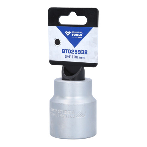 Brilliant Tools 3/4" Sechskant-Stecknuss, 38 mm