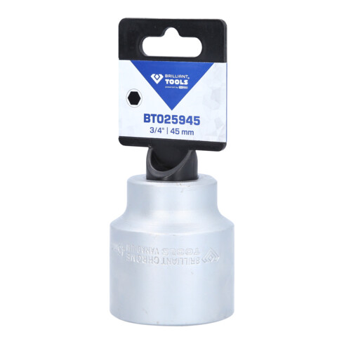 Brilliant Tools 3/4" Sechskant-Stecknuss, 45 mm